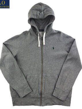 Polo Ralph Lauren Hoodie Jacket Pony Full Zip Fleece Men's XL